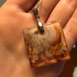 resin necklace